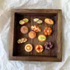 Pan de Agua Alcalina Estilo Francés Pegatinas Magnéticas Mini Pan Europeo Imanes para Refrigerador Pegatinas de Notas para Hornear Imanes Decorativos Hierro Qi