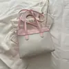 Bolso 2026 Nuevo Estilo Simple y Elegante Bolso de Mujer Patrón Tejido Costura Bolso de Hombro Elegante Bolso Cruzado para Viajar