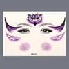 Colorido Lindo Mariposa Niños Niñas Rendimiento Pegatinas Pintura Facial Mariposa Soñadora Pegatinas Tatuaje Esquinas de los Ojos