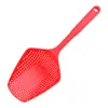 Colador Grande de Cocina PP con Espumadera Integrada y Colador de Hielo de Malla, Espumadera para Alimentos Resistente a Altas Temperaturas
