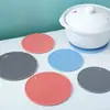 Venta al por mayor del fabricante, tapete aislante redondo de silicona tipo panal, posavasos antiescaldaduras, tapete de mesa, tapete para cacerolas, aislamiento de panal resistente a altas temperaturas
