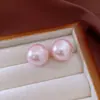 Pendientes de Reloj de Bolsillo Asimétricos con Incrustaciones de Perla de Aguja Plateada y Diamante Pendientes de Botón Exquisitos Retro Franceses con Sentido de Diseño Pendientes de Nicho Venta al por Mayor