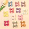 Pasador para Pelo de Mascota Pequeño Transfronterizo 4cm Cinta con Mini Lazo Pasador Accesorios para el Cabello Marzis Clip Superior Europeo y Americano