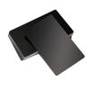 Marcado Láser Tarjeta de Presentación Metálica Grabado Láser Lámina de Aluminio Máquina de Grabado y Depuración de Tarjetas de Presentación de Aluminio Vela Azul Negra Excelente