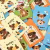 Cuaderno lindo con forma de cachorro y diseño de caballo, perfecto para estudiantes, estilo de dibujos animados, portátil, tamaño de bolsillo, pequeño bloc de notas