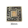 Emblema Nacional da Arábia Saudita Insígnia Adesivo de Telefone Padrão Palmeira Faca Curva Insígnia de Metal Presente Comemorativo Fonte de Fábrica Transfronteiriça