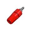 Terminal de tornillo de cobre de 4 mm con orificio de cobre puro, terminal de 6 x 7 mm, conector banana de 4 mm, columna de conexión a tierra J50010