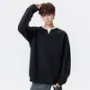 Camiseta de manga comprida transfronteiriça, camiseta de manga comprida da marca da moda estilo japonês para homens e mulheres, nova camisa casual solta de gola redonda para outono e inverno para atividades ao ar livre