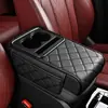Almohadilla protectora para caja de reposabrazos de coche transfronteriza, caja de pañuelos para coche, reposabrazos de cuero central para codo, cojín elevador universal, portavasos