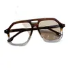 Gafas de Sol Jmm Casius Transfronterizas Personalizadas Marco Retro Marco Grande Doble Puente Protección UV Exterior Casual Modernas