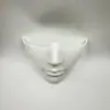 Em estoque, entrega rápida, máscara facial meia-cara, formato de rosto perfeito, cosplay, fantasia cyberpunk de Halloween, máscara facial biônica