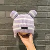 Gorro para Bebé Otoño e Invierno Lindo Beret de Lana con Orejas de Gato Estilo Coreano Versátil Gorro Tejido para Niños y Niñas Bebé Moderno