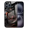 Aplicável ao Vidro Temperado para Apple 18PRO Case 17PROMAX Capa Protetora Fashionável iPhone16 Preto Rosa 17E