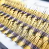 Muñeco de paja coreano 20 Piezas 0.07 Pestañas Postizas Graftadas 20D Auto-Abanicantes Pestañas Falsas de Pelo Sintético Rizador de Larga Duración