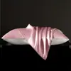 Fundas de almohada de seda de morera de 40 momme, juego de dos, fundas de almohada de seda 48x74cm, funda de almohada individual de seda helada 2