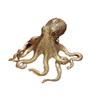 Adornos pequeños de escritorio de oficina de latón macizo puro, pulpo, bronce, té, mascota, joyería, artesanía, regalo, mango, pieza de juego