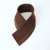 Cuello Desmontable de Chaqueta de Plumas Universal Anti-Suciedad Protector Falso Versátil para Mujer Hilo Tejido Negro Otoño e Invierno