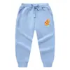 Pantalones largos de estilo coreano para niños, primavera y otoño, ropa de bebé, pantalones deportivos casuales de algodón unisex, 2023