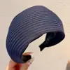 Faixa de cabelo xadrez de cetim para mulheres, faixa de cabelo antiderrapante para outono e inverno, uso diário, faixa de cabelo para lavar o rosto, acessório de cabelo de coroa alta