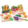 Juguetes de cocina simulación fruta y verdura corte con velcro música cuchillos de cocina juguetes de casa de juegos juguetes educativos venta al por mayor
