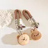 Colgante de Perro de Tela Color Arroz de Moda Correa para Teléfono Correa de Muñeca Accesorio para Bolso Funda de Teléfono Gruesa Universal
