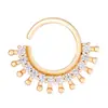 Anillo de nariz de amor de mariposa de diamante nuevo transfronterizo temperamento de personalidad femenina corona cruz joyería para piercing de nariz al por mayor