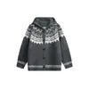 Rumeng Marca de moda callejera retro estilo japonés, suéter tejido con botones de cuerno, unisex, corte holgado, adecuado para parejas, suéter casual versátil para otoño