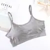 Copa directa de fábrica de una pieza ropa interior antiexposición inalámbrica push up espalda hermosa camisola sin costuras transpirable para mujer