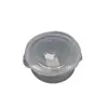 Large Diameter Plastic Lunch Box with Lid, Suitable for Fruit Salad, Ice Jelly, Taro Balls, and Refreshing Desserts, Food Grade