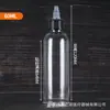 Botella de Plástico Transparente para Gel 250ml Champú Gel de Ducha Tinta Líquida para Pintar Botella de Ajuste de Gel