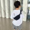 Bolso para niños, moderno, bandolera pequeña, personalizado, de lona, para bebé, monedero de viaje, accesorios