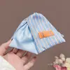 Pinza de pelo triangular de lunares con botón estilo coreano para mujer, pinza de garra segura para coleta, pasador de tela, accesorio para el cabello