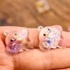 Acessórios de Resina DIY Pingente Charm Pingente Peixe Diabo Luminoso Acessórios de Colar para Bagagem 7 Cores 29X31Mm