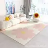 Alfombra simple cama completa sala de estar Alfombra tamaño grande sofá mesa de centro alfombrilla engrosada dormitorio mesita de noche manta fácil de cuidar tapete para piso