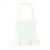 Top de Tirantes Plisado Elegante Versátil Simple para Mujer Estilo Europeo y Americano Transfronterizo 2026 Nueva Moda 5721001