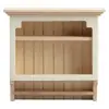 1:12 Muebles en Miniatura para Casa de Muñecas Modelo Mini Estante de Almacenamiento DIY Estante de Almacenamiento de Madera Colgante