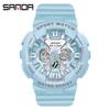 Comércio exterior atacado relógio masculino estilo Harajuku moderno digital esportivo à prova d'água masculino e feminino estilo coreano simples relógio eletrônico