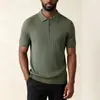 Camisa Polo de Algodón para Hombre en Stock Transfronterizo, Algodón Peinado, Talla Europea, Manga Corta, Bestseller de Amazon, Política de Devolución de 7 Días Sin Preguntas