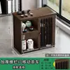 Arena gabinete de té para el hogar gabinete lateral para el cabello mesa de té pequeña integrada con hervidor mesa de té pequeña móvil mesa de té simple