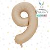 Globos de Papel de Aluminio de Venta Caliente Transfronteriza Número Grande de 42 pulgadas 106 cm Serie Caramelo Crema Arreglo de Decoración