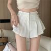 Puro Deseo Dulce Chica Caliente Anti-Exposición Falda Plisada Pantalón Falda de Verano para Mujer Línea A Cubre Cadera Falda Corta Cintura Alta Falda Adelgazante