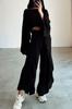 Exportación Transfronteriza Estación Independiente Amazon 2024 Moda Europea y Americana Tops Sueltos + Pantalones Traje de Dos Piezas para Mujer