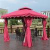 Gazebo de Lona para Exterior Abrigo de Chuva para Pátio Tenda de Quatro Pernas para Jardim ao Ar Livre Barraca para Eventos Publicitários Grande Lona Romana