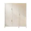 Armario de acero para dormitorio, hogar, vivienda de alquiler, armario combinado de metal fácil de montar, vestidor, armario de almacenamiento