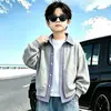 Conjunto de outfit de otoño para niños 2026 nuevo estilo ropa de otoño moderna para niños para este año, conjunto de dos piezas de mezclilla para niños mayores