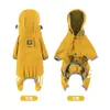 Impermeable para Perro Poncho Impermeable de Cuerpo Completo para Teddy, Pomerania, Ropa para Mascotas para Días Lluviosos para Perros Pequeños y Medianos como Bichón