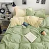 Capa de Edredom de Lã de Leite Espessa Peça Única Outono e Inverno Plush Dupla Face Lençol de Cama Flanela Fleece de Coral Pessoa Única Mais Veludo Capa de Edredom