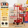 Al por mayor Nuevo Carrito Pequeño Dopamina Estante de Almacenamiento para Snacks Móvil de Pie Hogar Sala de Estar Cocina Estante de Almacenamiento Multicapa