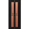 Nuevas Manijas de Puerta de Madera Maciza Estilo Chino en Stock, Manijas de Puerta de Vidrio con Marco, Manijas Negras de Bronce Antiguo para Habitaciones Privadas y Salas de Conferencias