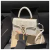 2025 Verão Retrô Casual Corrente Ferragens Nova Tendência de Moda Casual Casual Bolsa Transversal de Ombro Feminina